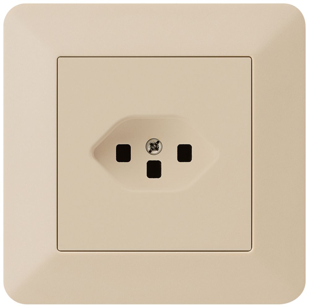 UP-Steckdose kallysto.trend T23 beige mit Steckklemmen
