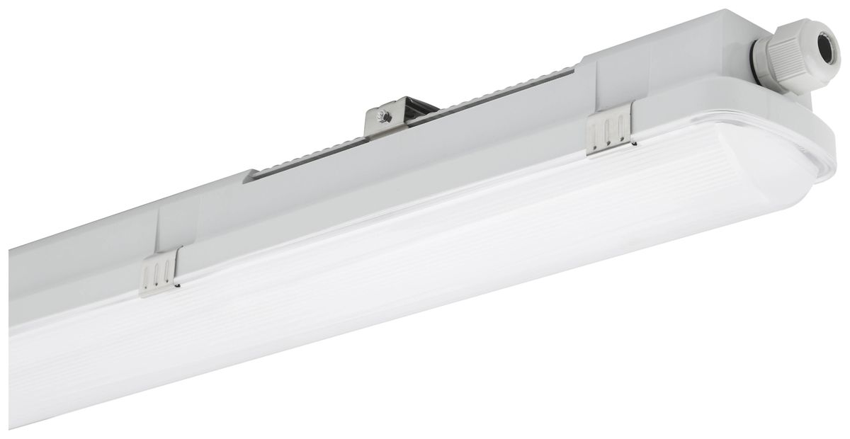 LED-Feuchtraumleuchte Sylvania RESISTO 1200 HE 31W 4800lm 840 IP66 1200mm grau
