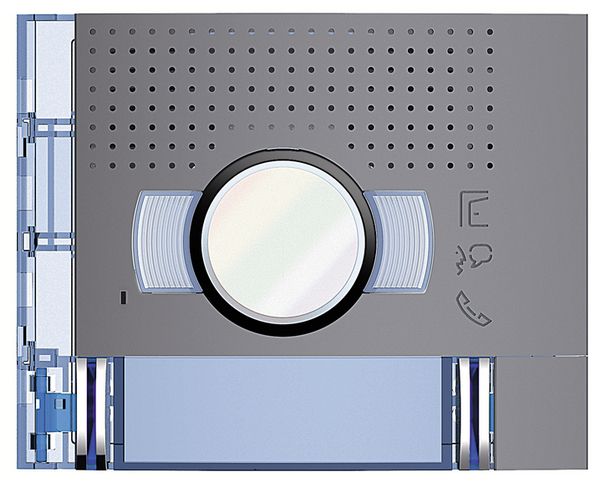 Frontblende für Tür-Lautsprecher/Kamera-Modul 60° Sfera 2 Ruftasten graphitgrau