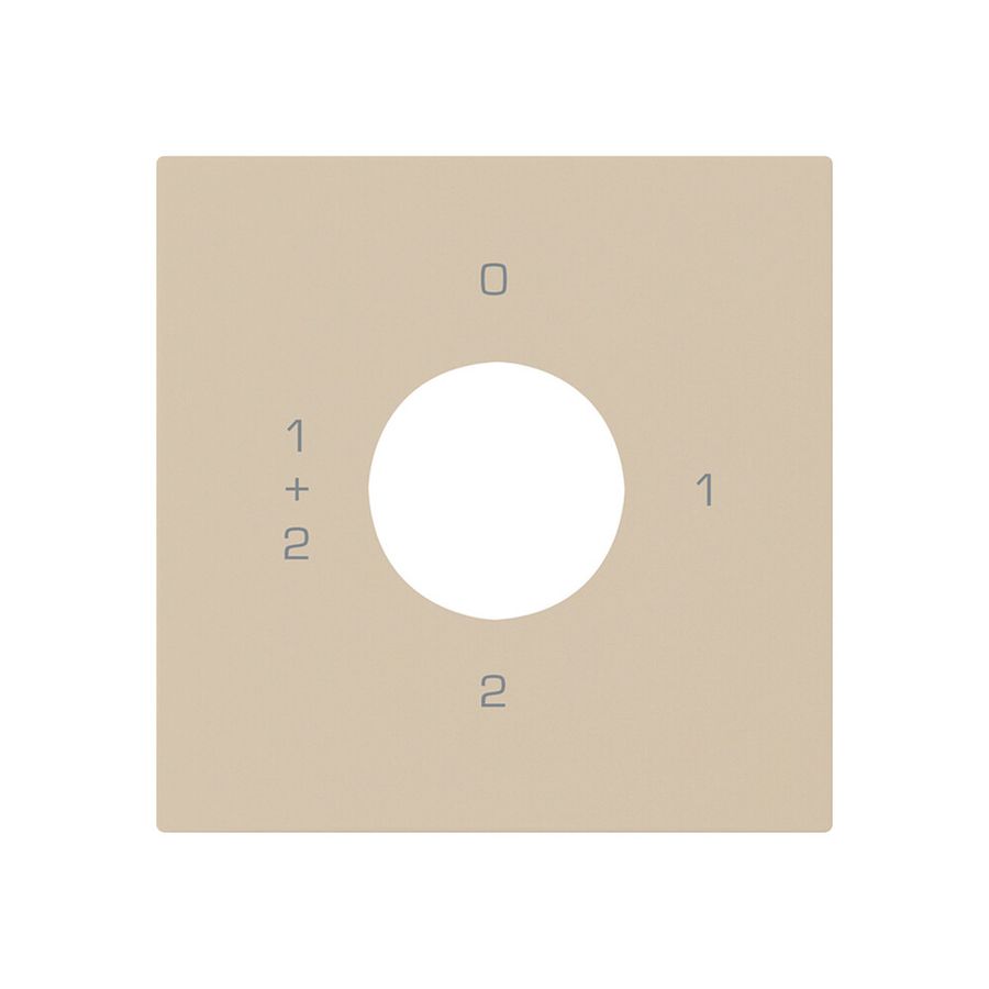 Kit di copertura kallysto per interruttore a chiave S1/1 polo beige