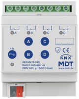 Actionneur-commutateur KNX AMD MDT AKS-0416.04S 4 can 16A 230VAC 4UM
