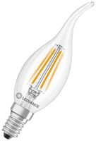 LED-Lampe LEDVANCE CLASSIC BA E14 3.4W 470lm 827 BA11 klar Ø35×121mm
