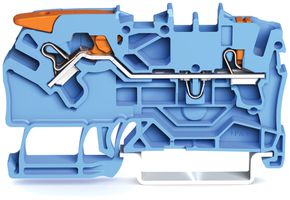 Borne de passage WAGO TopJob-S 2.5mm² 2L bleu série 2102