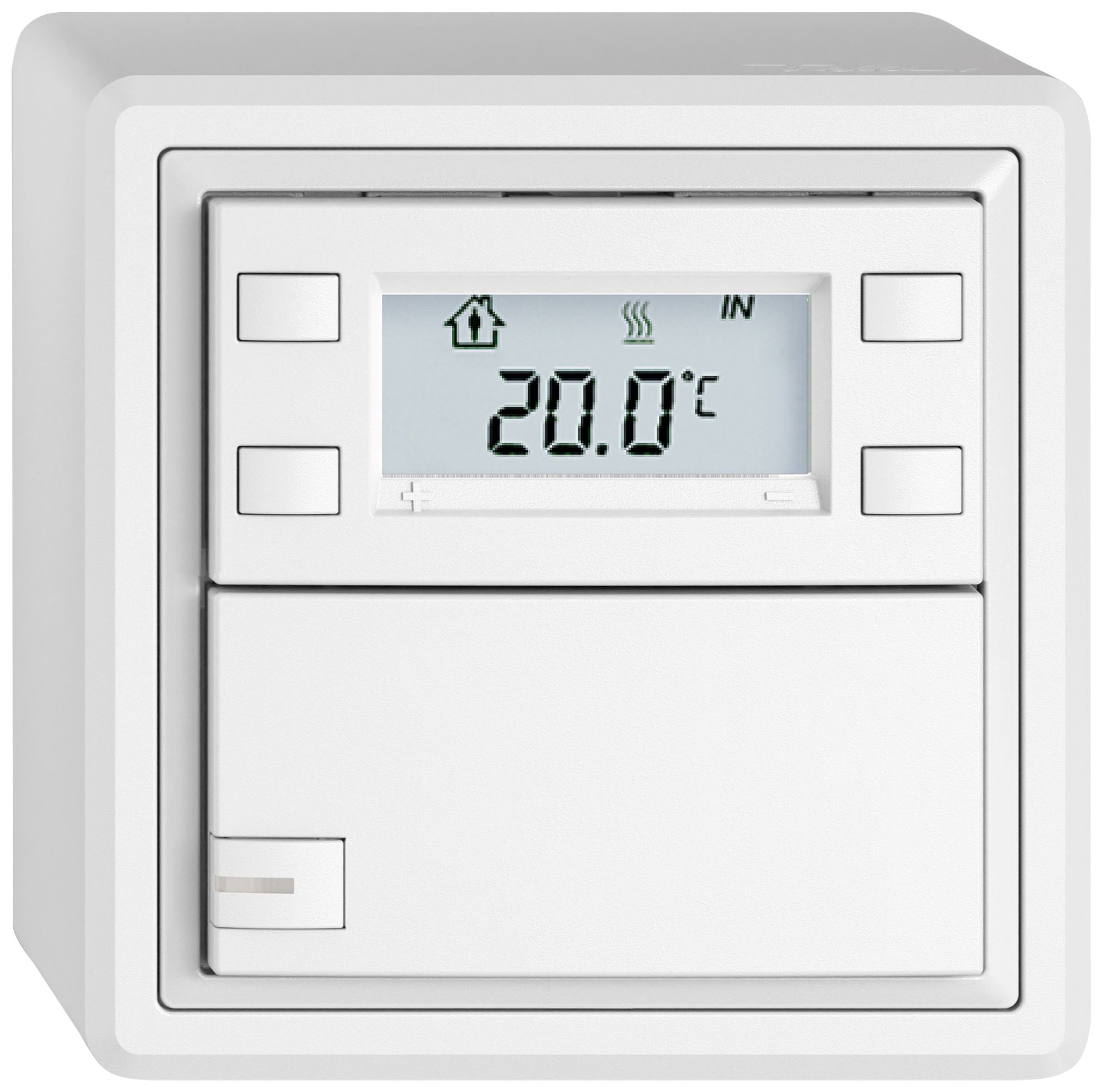 Poussoir RTH AP EDIZIO.liv SNAPFIX® a.RGB-LED 1×touche comm.1T bc