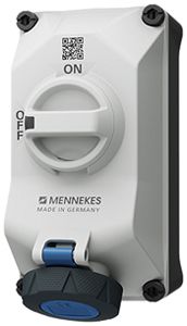 AP-Steckdose MENNEKES DUO 16A 3P 6h 230V IP67 Schalter