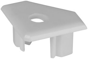 Endstück LDV PM03/EC/H, zu Eck-Profil PM03, mit Einführung, grau