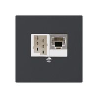 UP-Dose kallysto 1×RJ45s+1×TT83 schwarz