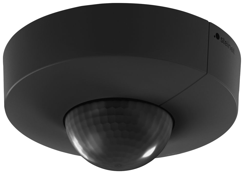 AP-Präsenzmelder Steinel IS 3360 COM1 IP54 2.8m PIR 3m² rund schwarz