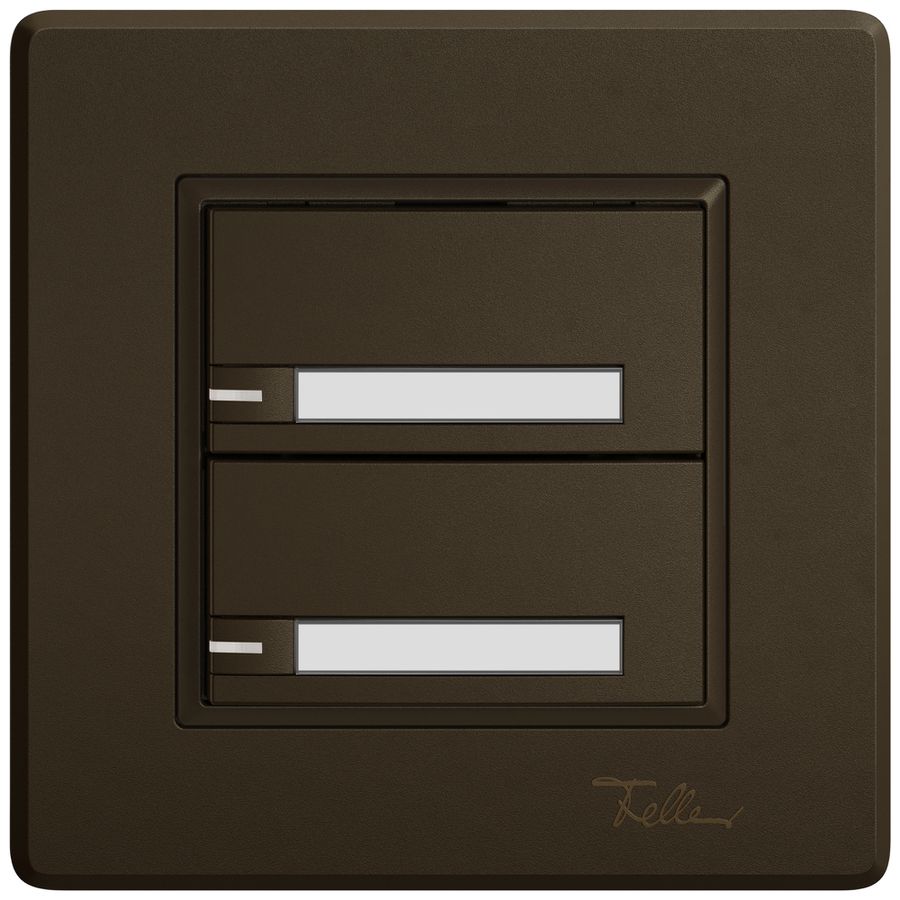 UP-Universaltaster EDIZIO.liv UNI SNAPFIX® m.LED RGB 2× 1-Tbed.Pap.br