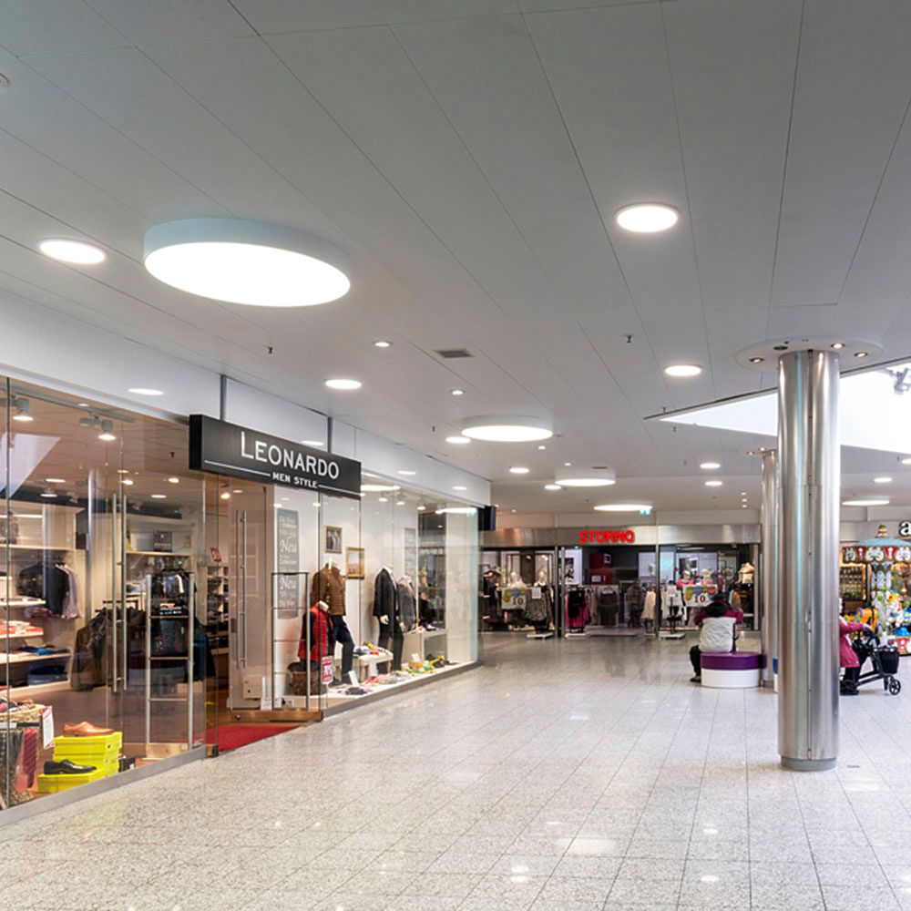 Plafonnier LED DOTLUX UNISIZE 10W 1010lm 4000K IP20 Ø215mm blanc