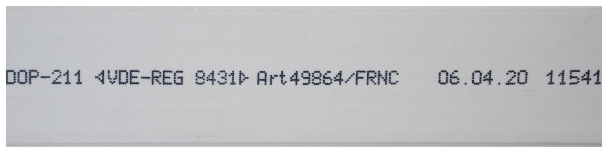 Câble plat Woertz DALI IP 5×2.5+2×1.5mm² sans halogène gris B2ca