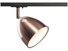 Leuchte SLV PARA CONE 14 TRACK GU10 25W 1-Ph.-Adapter Ø135mm kupfer/weiss