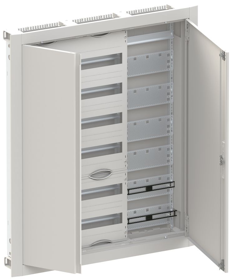 Distributeur ENC ABB ComfortLine 6 rangées 144UM avec porte 865×1014×125mm