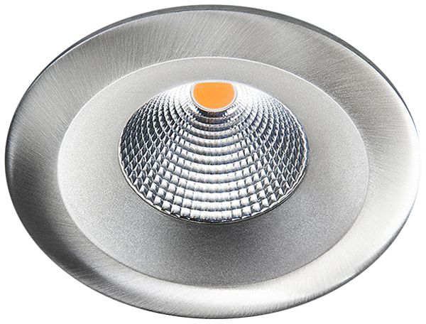 LED-Downlight SG UniLED IsoSafe 7W 630lm 930 IP20/IP54 42° DIM Ø94mm Silber