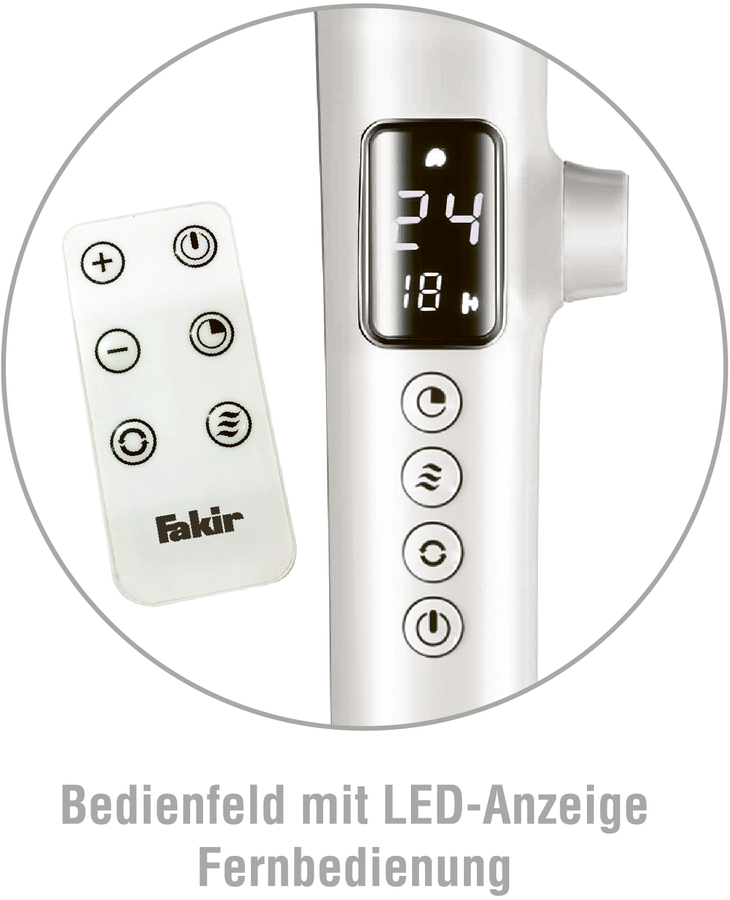 Standventilator Premium VC 60 DC Weiss Korbdurchmesser 450mm