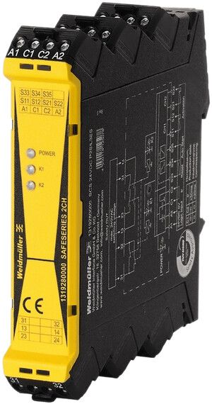 Relais de sécurité Weidmüller SAFESERIES SCS P2SIL3ES 24VDC 35mA, SIL 3