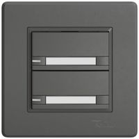 UP-Universaltaster EDIZIO.liv UNI SNAPFIX® 5…48V m.LED blau 2× 2-Tbed.Pap.dgu