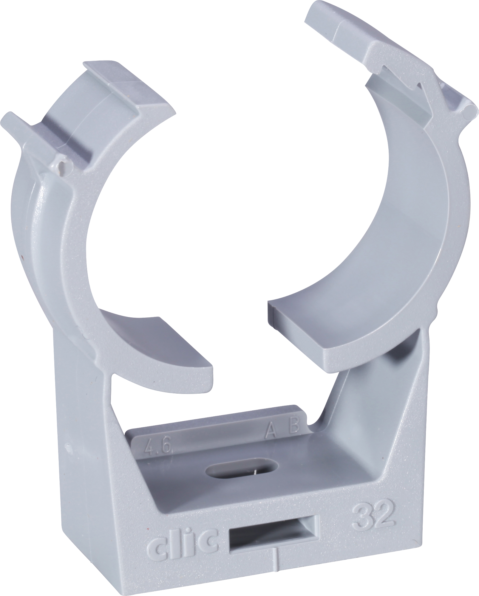 Rohrschelle Clic 32 31.2…35.5 dunkelgrau