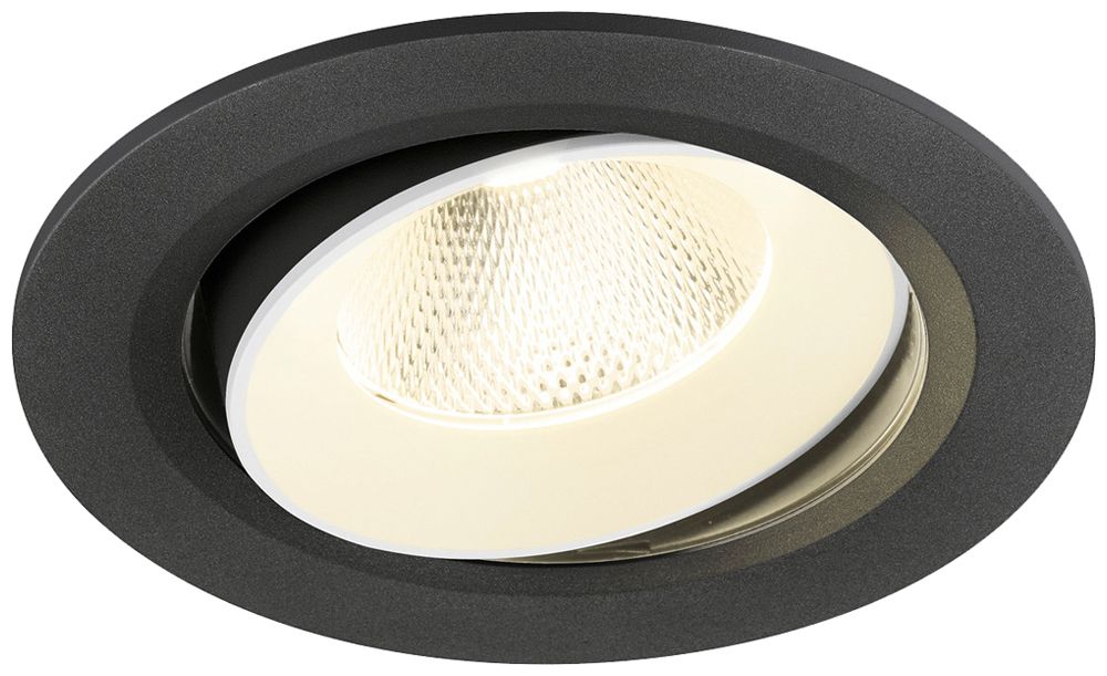 Downlight LED SLV NUMINOS MOVE L 17W 2700lm 4000K NB DALI Ø160×93mm no/bc