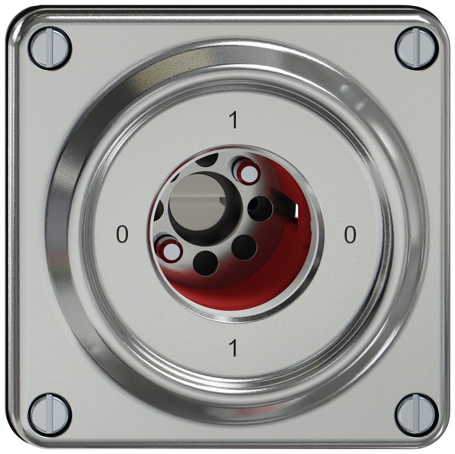 Interruttore a chiave ELEMENT SNAPFIX® 1P 16A 400V 0-1-0-1 all