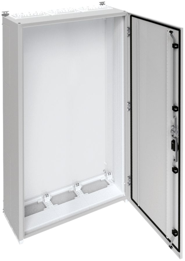 Armadio murale Hager univers con porta piena CP II IP55 1550×800×275mm RAL 7035