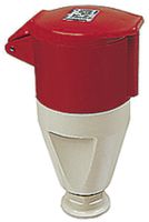 Kupplung CEEtyp 5L 32A 6h Kontakte vernickelt