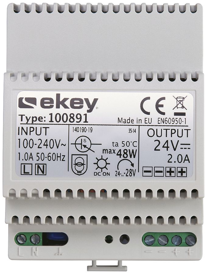 REG-Netzteil Hager ekey 24VDC