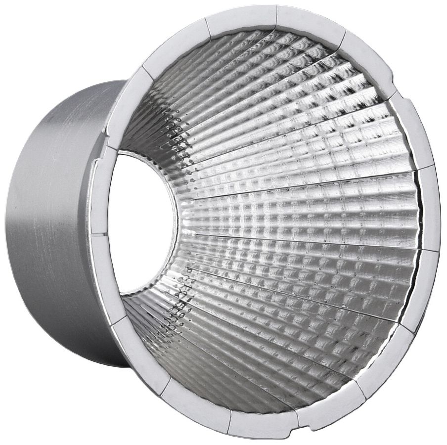 Reflektor DOTLUX SLIMtrack 25° Ø63×40mm Aluminium strukturiert