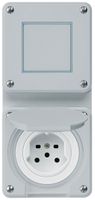 UP-Kombination Hager robusto I-I vertikal 3/1L+Typ 15, grau
