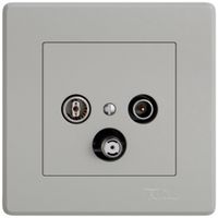 Prise antenne ENC TV-R-SAT EDIZIO.liv SNAPFIX® DB53 prise de dérivation grc