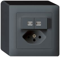 AP-Leuchtkombination 1/3+3/1P+T13 anthrazit kallysto 2 Linsen