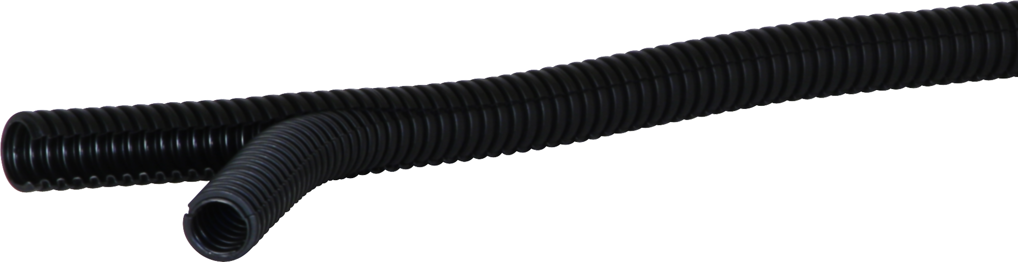 Tuyau matière synthétique Duplex 14mm noir