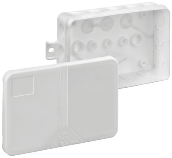 AP-Abzweigdose 2K-16 AB-L IP55 130×85×37mm weiss