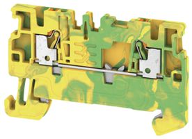 Borne de protection Weidmüller A2C PUSH IN 1.5mm² vert/jaune