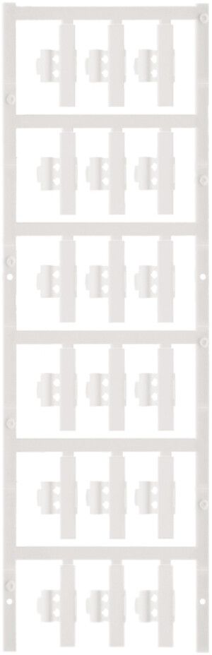 Marqueur de conducteur Weidmüller MultiCard SFC p.Ø1.5…2.5mm 30×5.8mm PA66 blanc