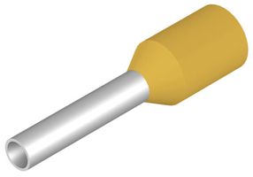Estremità di cavo Weidmüller H isolata 1mm² 8mm giallo su bobina