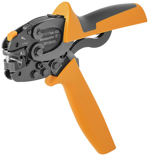 Pince à sertir WM PZ 6 ROTO ADJ pression trapéz. embouts d.câble 0.14…6mm² 200mm