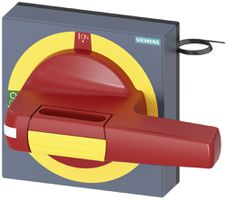 Manette arrêt d'urgence Siemens SENTRON pour 3KD t.3 / 3KF t.2+3, illuminé