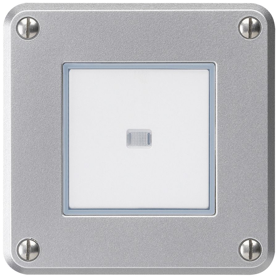 Interruttore INC robusto IP55 schema 3/2P illuminato alluminio