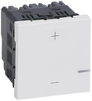 Regolatore a pulsante INS Legrand Arteor/Mosaic IP20 230V universale 125W bianco