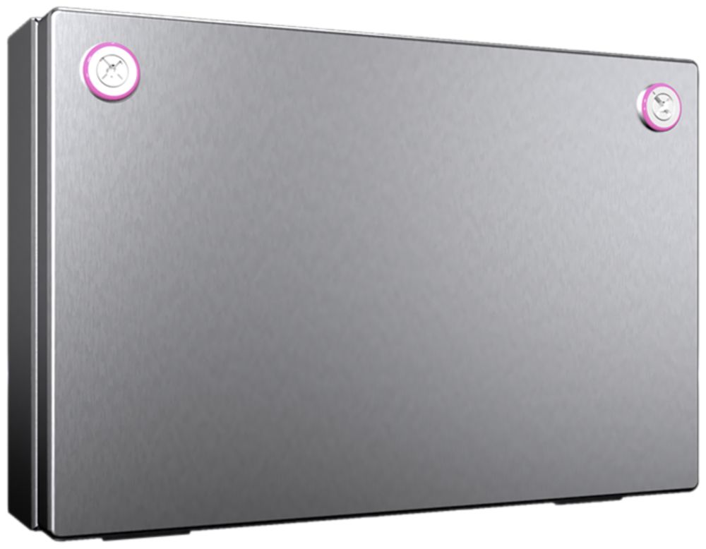 Kleingehäuse Rittal KX Bus, IP66, 200×300×80mm, Edelstahl V2A