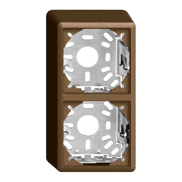 Capot avec plaque de base 54/39mm pour combinaison FX vertical/horizontal coffee