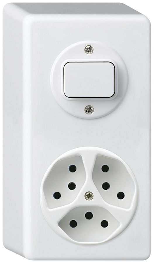 Combinaison AP I-I 3/1L+3×type 13 blanc basico