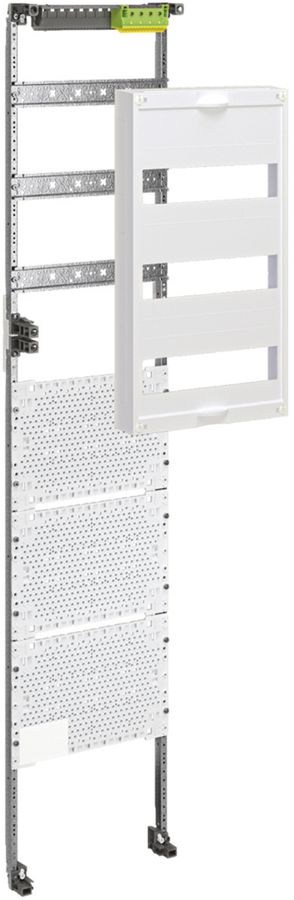 Mediafeld Hager für UP-Feldverteiler 8-reihig, 3 Reihen modular