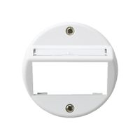 Montageset für 1 M3 Multimedia-Modul basico weiss