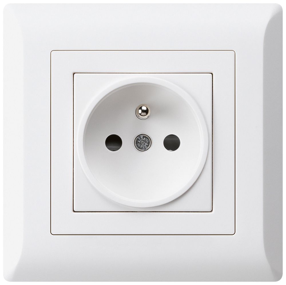 Prise ENC kallysto.line 2P+T blanc