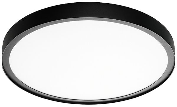 Lampada apparente LED SG Disc 480 36W 3280lm 830 REG Ø470mm nero