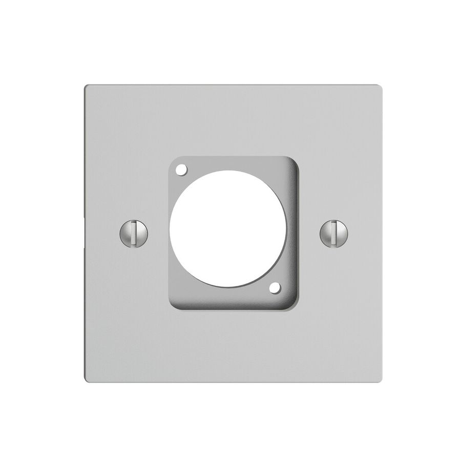 Montageset für XLR-Dose EDIZIOdue hellgrau
