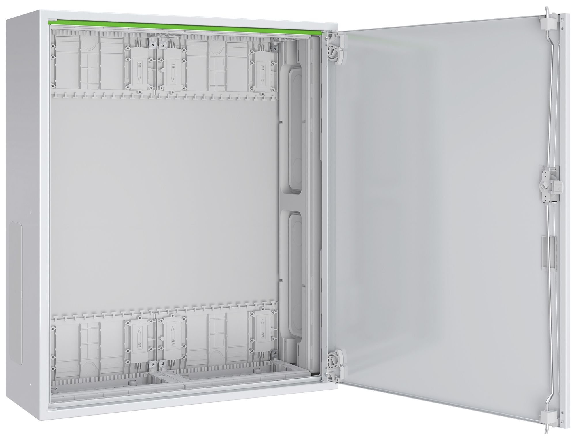 Coffret mural PrismaSeT XL IP44 a.porte 550×650×210mm 2 champs 4 rangées