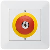 UP-SchlüsselTaster kallysto.trend NOT-AUS weiss